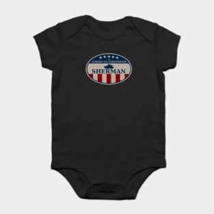 M4 Sherman Tank Baby Bodysuit